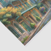 Papier Mousseline Nouvelle-Orléans Quartier français Découpage (Détail)