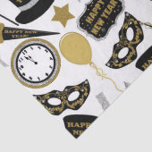 Papier Mousseline Nouvelles années mélangées d'Ève de motif de tissu (Détail)