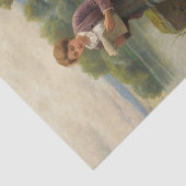 Papier Mousseline Nouvelles intéressantes par Daniel Ridgway Knight (Détail)