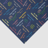 Papier Mousseline Novembre, 21 Anniversaire Tissue Paper (Détail)