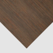Papier Mousseline Noyer foncé Brown Bambou en bois Grain Look (Détail)