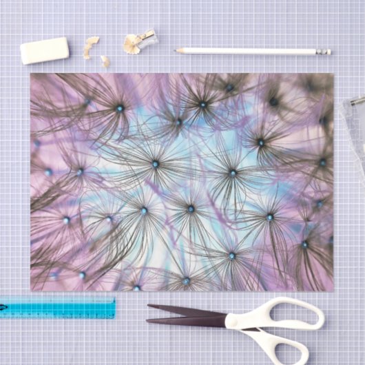 Papier Mousseline Nuage de duvet de pissenlit (Artisanat)