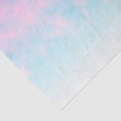 Papier Mousseline Nuage pastel brisé (Détail)
