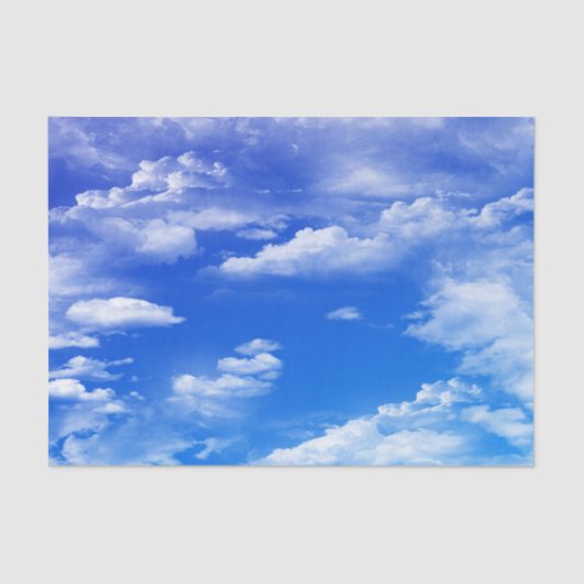 Papier Mousseline Nuages (Recto)