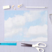 Papier Mousseline Nuages (Artisanat)