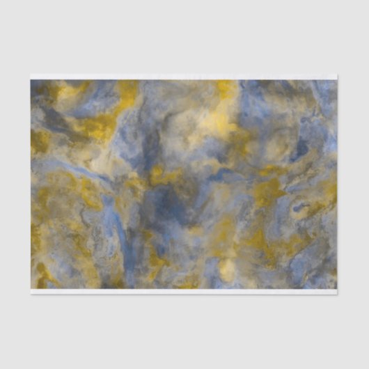 Papier Mousseline Nuages Abstraits (Recto)