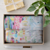 Papier Mousseline Nuages Abstraits (Cadeau)