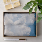 Papier Mousseline Nuages dans le ciel (Cadeau)