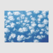 Papier Mousseline Nuages dans le ciel motif (Recto)