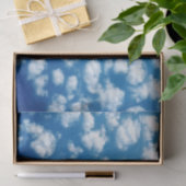 Papier Mousseline Nuages dans le ciel motif (Cadeau)