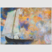 Papier Mousseline Nuages de fleurs, Redon (Recto)