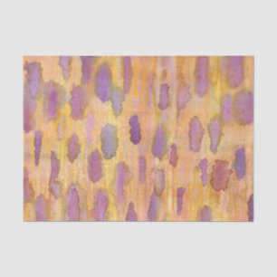 Papier Mousseline Nuages en Plum Jaune