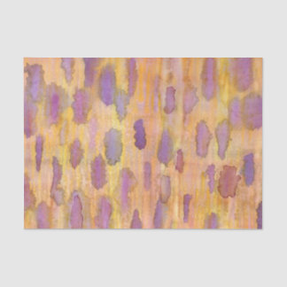 Papier Mousseline Nuages en Plum Jaune