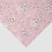 Papier Mousseline Nuages et gouttes d'eau de rosée de Bunny (Détail)