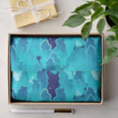 Papier Mousseline Nuages japonais, même le ciel, la turquoise et (Cadeau)