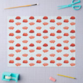 Papier Mousseline Nuages oranges à l'aquarelle (Artisanat)