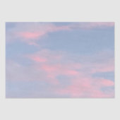 Papier Mousseline Nuages roses personnalisables (Recto)