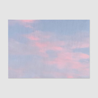 Papier Mousseline Nuages roses personnalisables