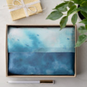 Papier Mousseline Nuages Sky Aquarelle Abstraite Découpage 15x20 (Cadeau)