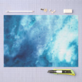 Papier Mousseline Nuages Sky Aquarelle Abstraite Découpage 15x20 (Artisanat)