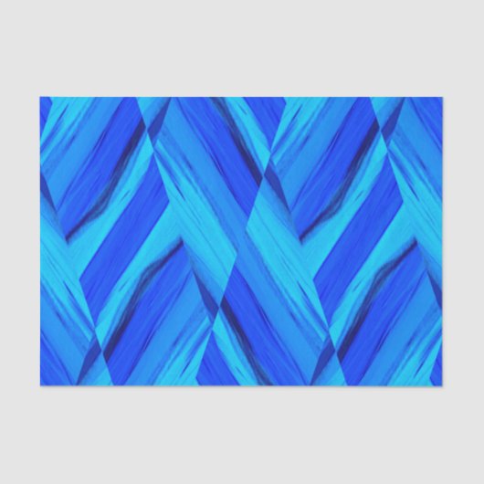 Papier Mousseline nuances de papier de tissu bleu (Recto)