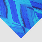 Papier Mousseline nuances de papier de tissu bleu (Détail)