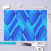 Papier Mousseline nuances de papier de tissu bleu (Artisanat)