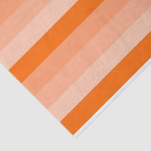 Papier Mousseline Nuances de rayures orange (Détail)