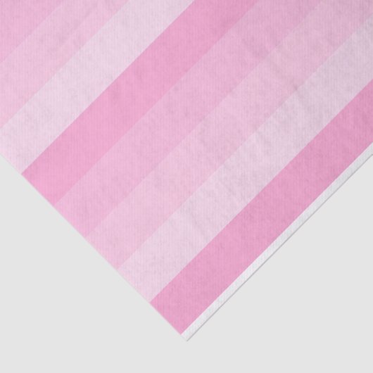 Papier Mousseline Nuances de rayures roses (Détail)