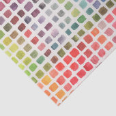 Papier Mousseline Nuancier arc-en-ciel (Détail)