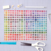 Papier Mousseline Nuancier arc-en-ciel (Artisanat)