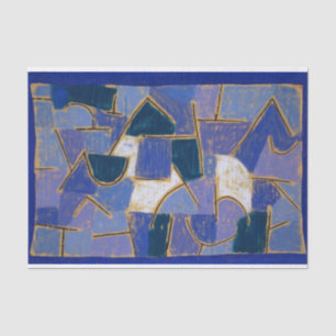 Papier Mousseline Nuit bleue par Paul Klee