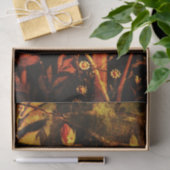 Papier Mousseline NUIT DE COLLECTION POMPEII AVEC ROSES, Rouge (Cadeau)