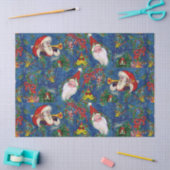 PAPIER MOUSSELINE NUIT DE NOËL MUSICALE, SANTA CLAUS, JOUETS, RIBBON (Artisanat)