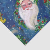 PAPIER MOUSSELINE NUIT DE NOËL / SANTA CLAUS AVEC JOUETS (Détail)