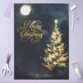 Papier Mousseline Nuit de Noël Sky Lit Tree (Artisanat)