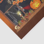 Papier Mousseline Nuit éffrayante d'Halloween (Détail)