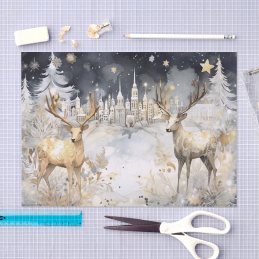 Papier Mousseline Nuit étoilée (Artisanat)