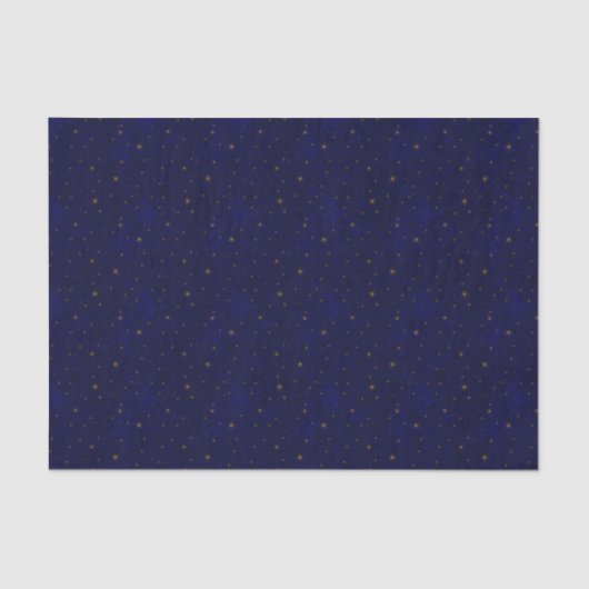 Papier Mousseline Nuit étoilée céleste (Recto)