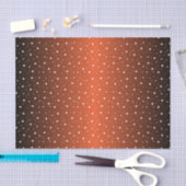 Papier Mousseline Nuit étoilée dans l'orange brulé (Artisanat)