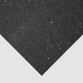 Papier Mousseline Nuit étoilée majestueuse noire et blanche de (Détail)