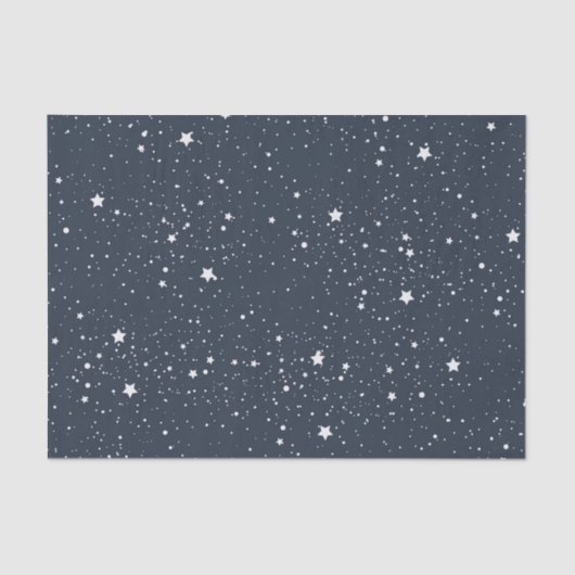 Papier Mousseline Nuit sous les étoiles (Recto)