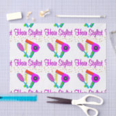 PAPIER MOUSSELINE NUMÉRO UN CHEVEUX STYLISTE ET BEAUTICIEN (Artisanat)