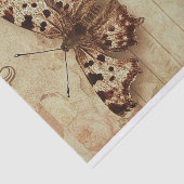 Papier Mousseline Numéros du bloc-notes sépia affaissé (Détail)