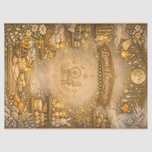 Papier Mousseline Nurserie de l'Alchimiste (Recto)