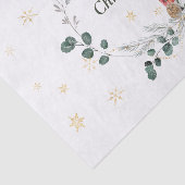 Papier Mousseline Nutcracker aquarelle botanique joli Noël (Détail)