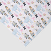 Papier Mousseline Nutcracker aquarelle Noël (Détail)