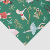 Papier Mousseline Nutcracker Ballerina Noël (Détail)