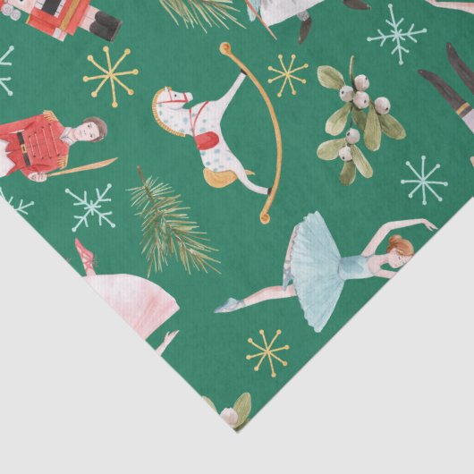 Papier Mousseline Nutcracker Ballerina Noël (Détail)