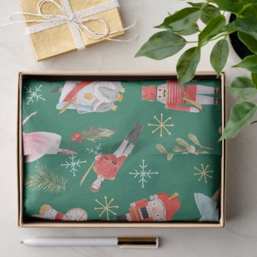 Papier Mousseline Nutcracker Ballerina Noël (Cadeau)